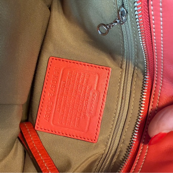 Coach Coral Braided Leather Shoulder Bag